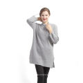 Latest excellent quality light grey loose sweater